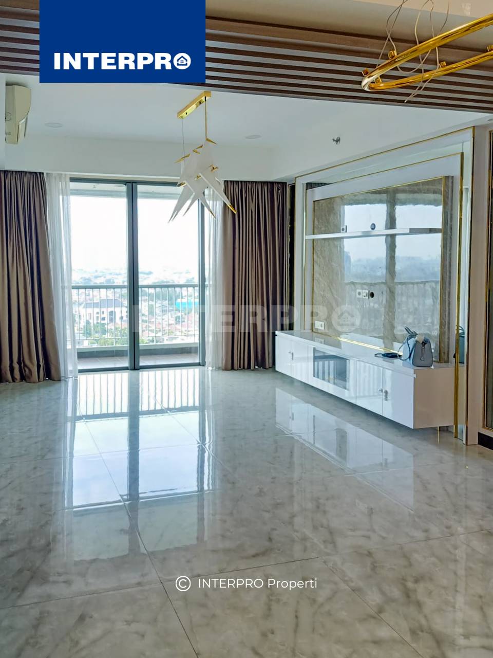 Dijual Apartemen 3BR Di St Moritz Puri Indah LB 112m2 Interpro